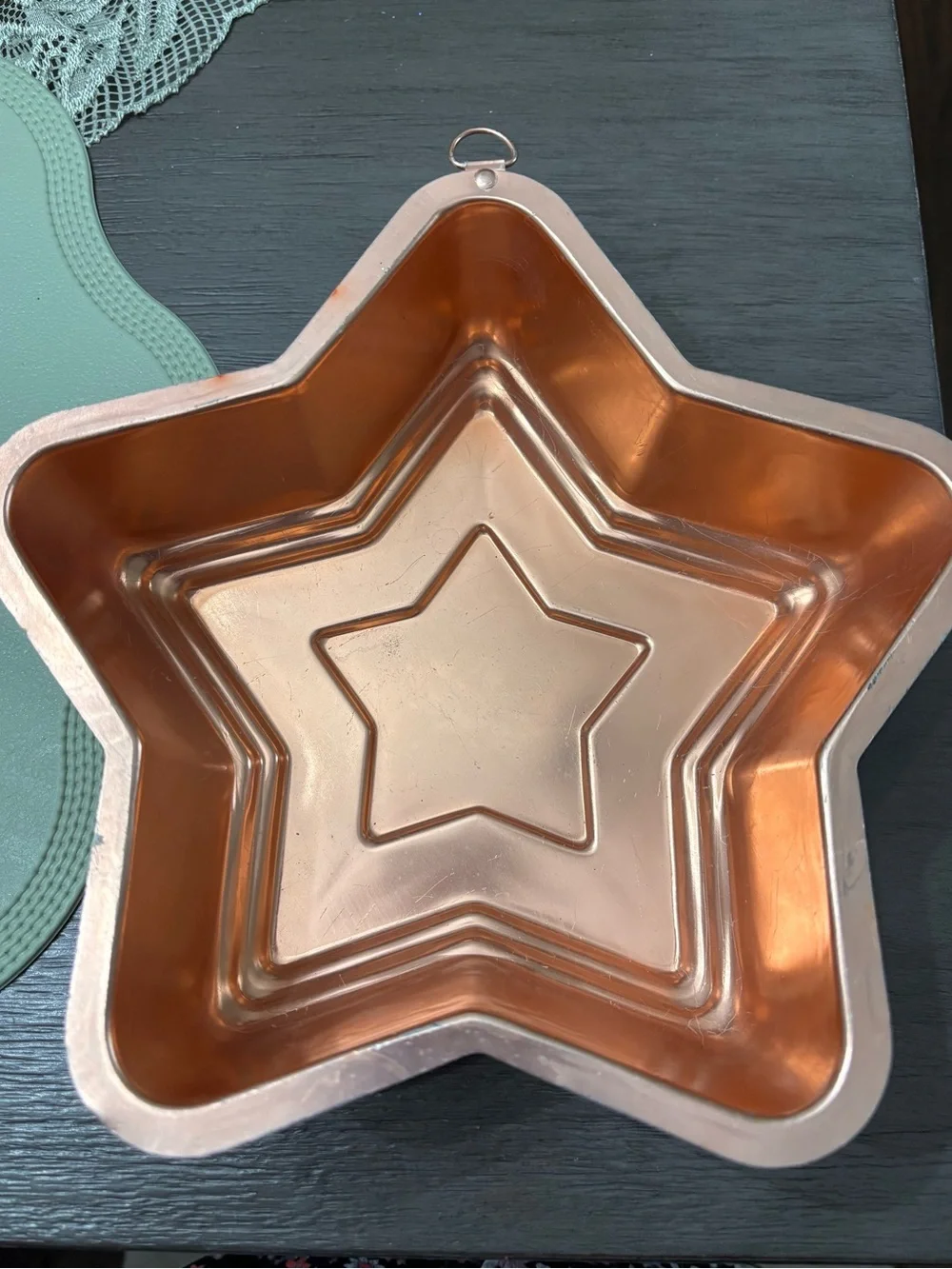 Copper Star-Shaped Baking Mold - Decorative Home Kitchen Pan